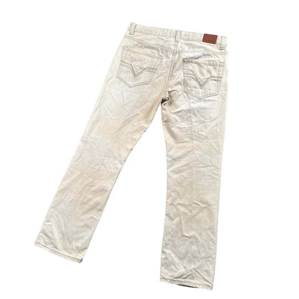 Red Camel Mens Original Straight Tan Khaki Jeans 33x29 Western Streetwear‎ Denim